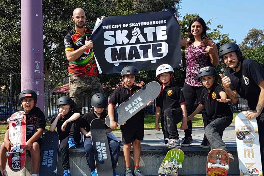 Skate Mate youth program promoting confidence, belonging and mental wellbeing